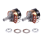 2 Stück 500 kΩ lineare Einzelpotentiometer mit Ein-/Ausschalter 2