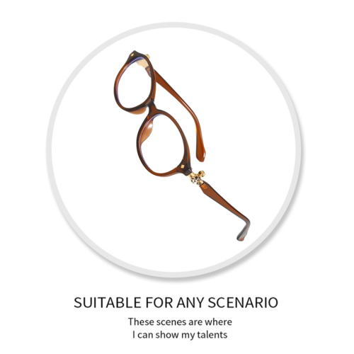 Small Frame Glasses Nerd Glasses Frame Women's C 2