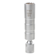 Chiave a bussola per candele allungabile a 12 angoli, strumento di riparazione e rimozione da 16 mm