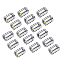 42 kpl miniatyyrivaloja nukkekotiin, 7 väriä minikohdevaloja