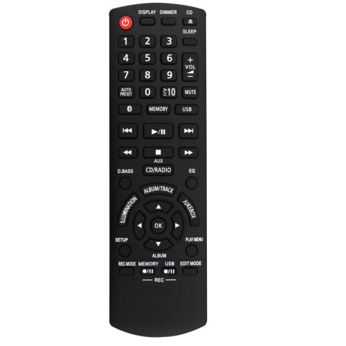 Télécommande N2QAYB001094 pour système stéréo CD BT SA-AKX900