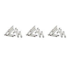 10 delar AC 250V 15A 6x30mm smältrör De Tube Blanc+Argent