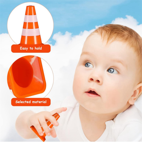 Lot de 10 mini cônes de signalisation pour enfants 2