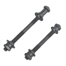 Mountainbike fiets snelspanner voor- en achteras