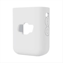 Custodia protettiva in silicone per microfono wireless Mic 2, colore bianco.