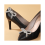 Boucles de chaussures DIY, perles, talons hauts, décorations florales argentées 4