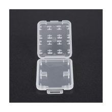 Custodia in plastica otto in uno per schede di memoria Micro-SD, SDHC, TF e MS.