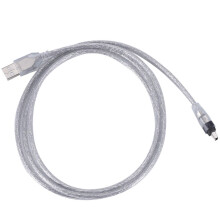 1,5 m USB-auf-IEEE-1394-4-Pin-FireWire-DV-Adapterkabel für PC-Kamera