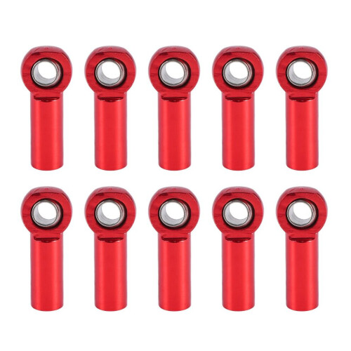 Lot de 10 joints de biellette de direction à rotule M3 rouges