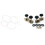 4-delige set witte nylon ukelelesnaren 1