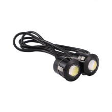 2pcs LED Eagle Eye Backup Light White Light 9W black