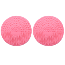 Silikon-Make-up-Pinsel-Reinigungspad-Palette Kosmetikrosa