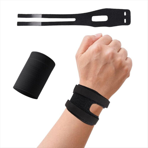 TFCC handledsstöd med dubbelt remsystem, passar handleder 13-23 cm, B 1