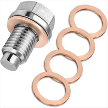 Dado di scarico coppa olio magnetico in acciaio inox M14x1.5