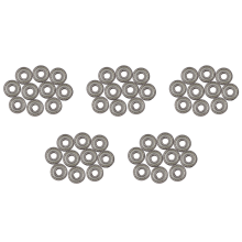 10 pezzi 607ZZ 19 x 7 x6mm profondità Metal rodamientos de bola