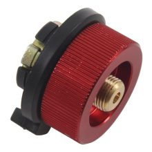 Adaptador de camping Adaptador de gas butano Rojo