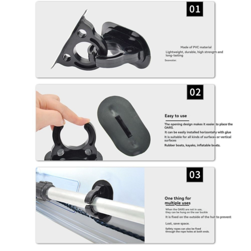 4 stuks peddelhouder, bootpeddelhouderclips, peddelhouder 2