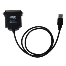 Nieuwe parallelle poort DB36 printer USB-converteradapter zwart