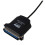 Neuer Parallelport-DB36-Drucker-USB-Konverter-Adapter Schwarz 4