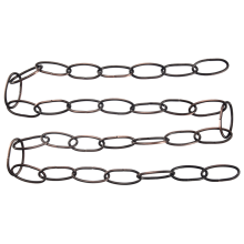 Cadena resistente de 1 m para lámpara colgante vintage, bronce rojo