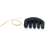 Rubber 4/4 Violin Practice Mute Black 2