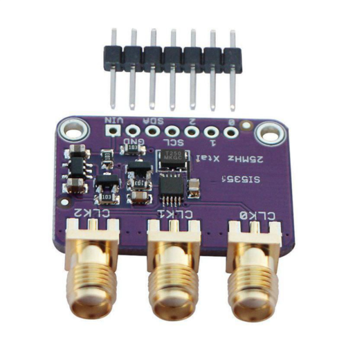 Si5351A I2C 25Mhz γεννήτρια ρολογιού πλακέτας ξεμπλοκαρίσματος 8KHz 1