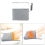 USB Charging Electric Foot Heating Pad Universal Soft Plush Washable 2