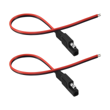 2 Stück SAE-Verlängerungskabel 10A Solarbatteriepanel SAE-Draht 1 Fuß/30 cm