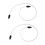 50CM SATA 3.0 III SATA3 7pin Data Cable 6Gb/s SSD Cables(White) 1