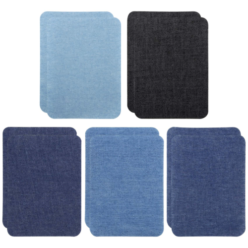 10 toppe termoadesive da applicare con il ferro da stiro per riparare jeans, borse e cappelli. 2
