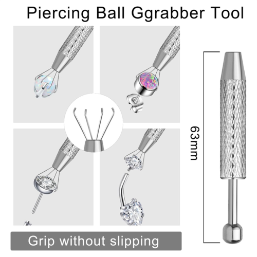 Piercing Ball Grabber Tool Kit with Insertion Pins 2
