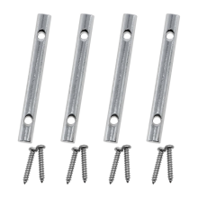 4 Stück Metall-Gitarrensaitenhalter 45 mm