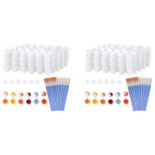 20 bandes de peinture, 120 pots et 20 pinceaux, 3 ml / 0,17 oz