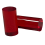 2 Stück bunte Acryl-Billardqueue-Ferrule D 1