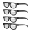 4Pcs Polarized Passive 3D Glasses for Cinema IMIX Screen 1