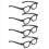 4Pcs Polarized Passive 3D Glasses for Cinema IMIX Screen 3