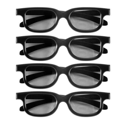 4Pcs Polarized Passive 3D Glasses for Cinema IMIX Screen 1