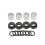 56-teiliges Skateboard-Achsen-Hardware-Set, Skateboard-Spacer, Achsmuttern 2