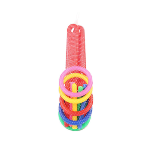 2X Ring Toss Game Quoits Hoopla Set Quoits Pegs Rope Target 2