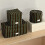 MultiColor Tissue Box-vierkante tissuedoos met rode strepen 5