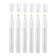 Lot de 6 marqueurs de retouche peinture vierges et remplissables, 6 mm