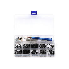 M2 M2.5 M3 Screw Fastener Kit Tool Box for RC Car Spare Parts