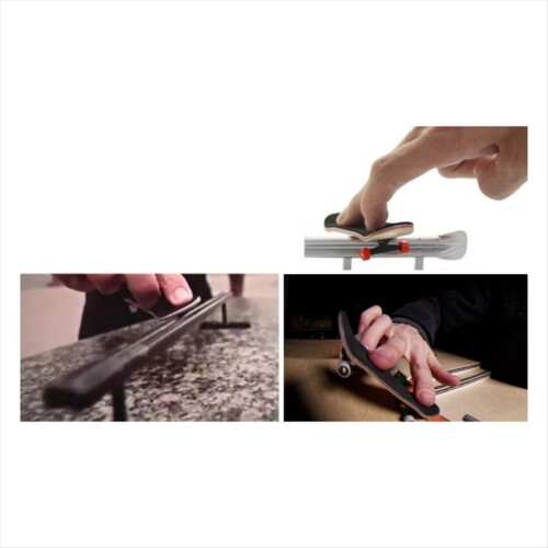 Mini-skateboard pour les doigts, skatepark coloré 2