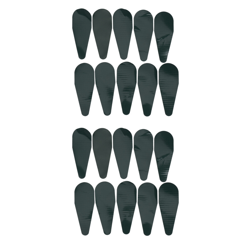 Universal Evo-Style Abs Roof Shark Fins Spoiler Wing Kit Vortex Generator 20Pc Black 4714239073471