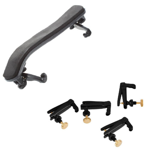 Adjustable Violin Chin Shoulder Rest Pad Size 3/4 4/4 1