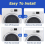 Bouton de commande de sèche-linge de remplacement WE01X21167 WH11X23474 2
