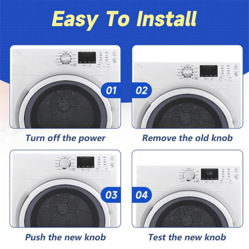Bouton de commande de sèche-linge de remplacement WE01X21167 WH11X23474 1