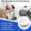 Bouton de commande de sèche-linge de remplacement WE01X21167 WH11X23474 4
