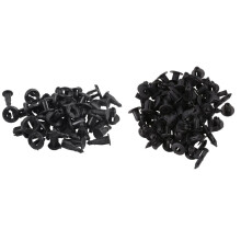 Πλαστικά πριτσίνια αυτοκινήτου 6mm x 12mm, κλιπ ώθησης 50 τεμάχια
