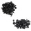 Πλαστικά πριτσίνια αυτοκινήτου 6mm x 12mm, κλιπ ώθησης 50 τεμάχια 2